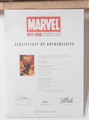 Lot 305 - Marvel Art - Thor #612 | hand signed by Stan Lee