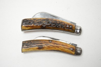 Lot 240 - Two early 20th Century folding pruning knife