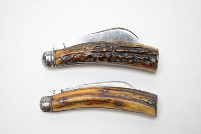 Lot 240 - Two early 20th Century folding pruning knife