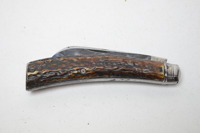 Lot 234 - An early 20th Century folding pruning knife, by Saynor, Cooke & Ridal