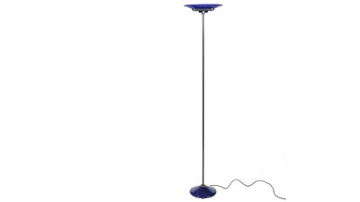 Lot 57 - Arteluce - Jill floor lamp: a 1970s acrylic and blue glass standard lamp