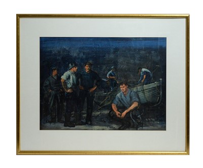 Lot 201 - Michael Stennett - Peter Grimes, Welsh National Opera | gouache