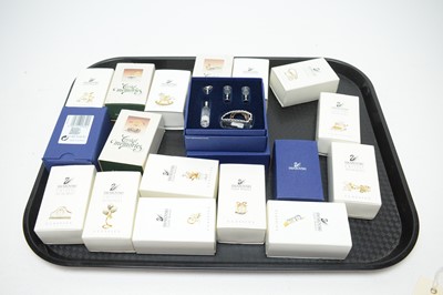 Lot 273 - A collection of Swarovski Crystal Memories Classics decorative items