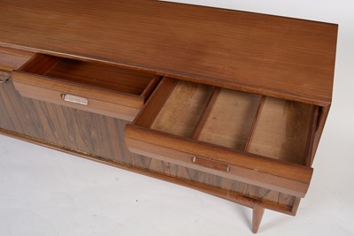 Lot 1348 - A mid Century teak and rosewood sideboard, possible by Elliotts of Newbury