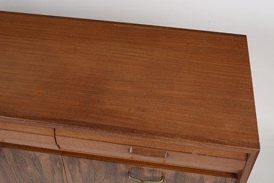 Lot 1348 - A mid Century teak and rosewood sideboard, possible by Elliotts of Newbury