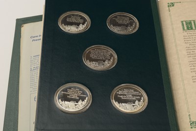Lot 98 - The Mountbatten Medallic History of Great Britain and the Sea sterling silver medallic collection