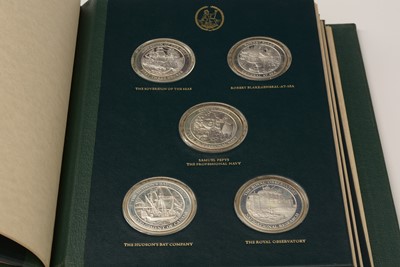 Lot 98 - The Mountbatten Medallic History of Great Britain and the Sea sterling silver medallic collection