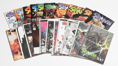 Lot 458 - Spawn Comics, Magazines and Compilation Albums