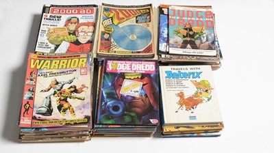 Lot 331 - British Comics: Warrior 2000AD etc