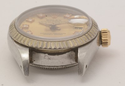 Lot 1038 - Rolex Oyster Perpetual Datejust: a steel cased automatic lady's wristwatch