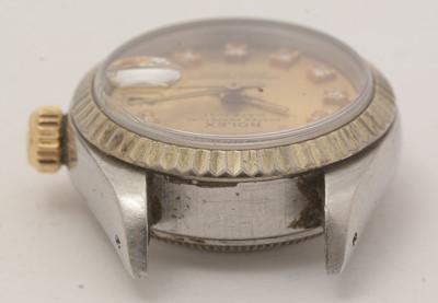 Lot 568 - Rolex Oyster Perpetual Datejust: a steel cased automatic lady's wristwatch