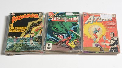 Lot 381 - The Atom, Aquaman and Hawkman Comics by DC
