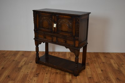 Lot 10 - Attributed to Titchmarsh & Goodwin: a Jacobean Revival oak buffet