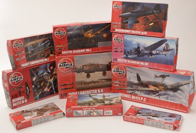 Lot 179 - Ten Airfix model constructor kits