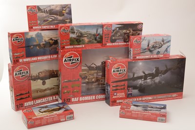 Lot 180 - Ten Airfix model constructor kits