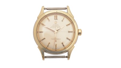 Lot 570 - Omega Constellation Chronometer: a gilt-steel cased automatic wristwatch