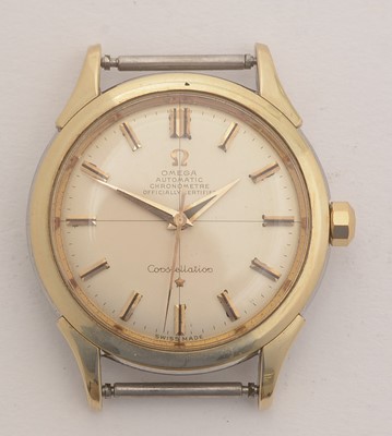 Lot 570 - Omega Constellation Chronometer: a gilt-steel cased automatic wristwatch
