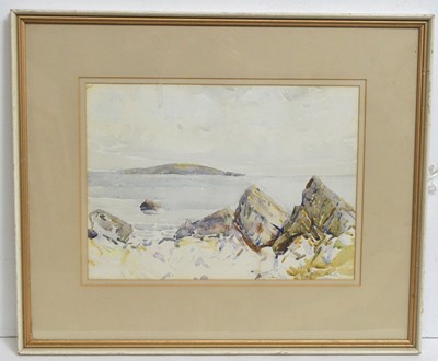 Lot 624 - Robert Rule - Hestan Island | watercolour