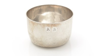 Lot 159 - A rare Charles II small silver provincial tumbler cup