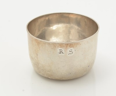 Lot 159 - A rare Charles II small silver provincial tumbler cup