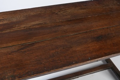 Lot 1430 - An 18th Century joined oak dining table