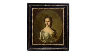 Lot 1129 - Follower of Sir Peter Lely - Portrait of Mrs Myddleton | oil