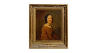 Lot 1131 - 19th Century British School - Portrait of a Young Lady | oil