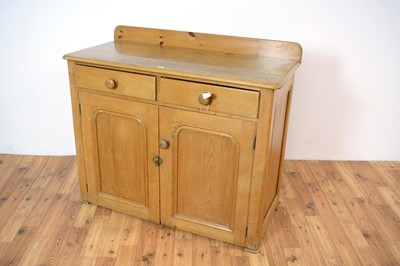 Lot 34 - A 19th century pine sideboard/dresser