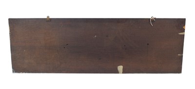 Lot 1324 - A large carved and painted half-block trophy model of a salmon