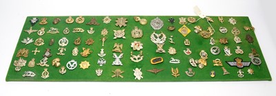 Lot 994 - A collection of British Military cap badges