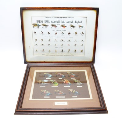 Lot 761 - Hardy Bros. (Alnwick) Ltd, selected fly patterns for local waters, and another