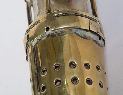 Lot 702 - A Motorcycle lamp, miner's lamp and other items.
