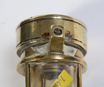 Lot 702 - A Motorcycle lamp, miner's lamp and other items.