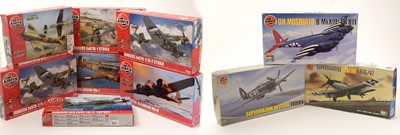 Lot 191 - Ten Airfix model constructor kits