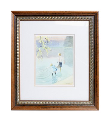Lot 260 - D, Martin - By the Lake, and See How She Goes | watercolour