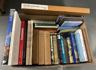Lot 473 - A selection of books relating to mountaineering.