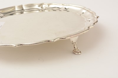 Lot 168 - A silver waiter, by C & Co.