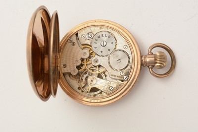 Lot 158 - A 9ct yellow gold cocktail watch, by Leda; and a gilt cased open faced pocket watch