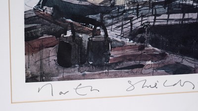 Lot 784 - Richard Hobson - Tyne Dry Dock North Shields | signed photolithographic print