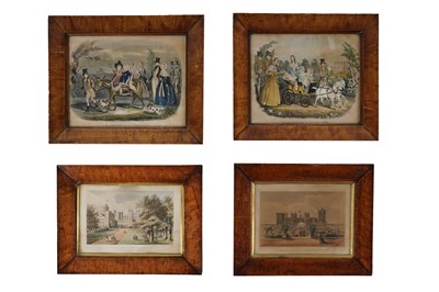 Lot 234 - 19th Century British School - Four views in the environs of Windsor Castle | hand-coloured prints