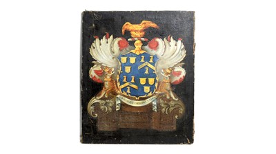 Lot 1105 - 16th Century British School - The Coat of Arms of the Painters-Stainers' Company | oil