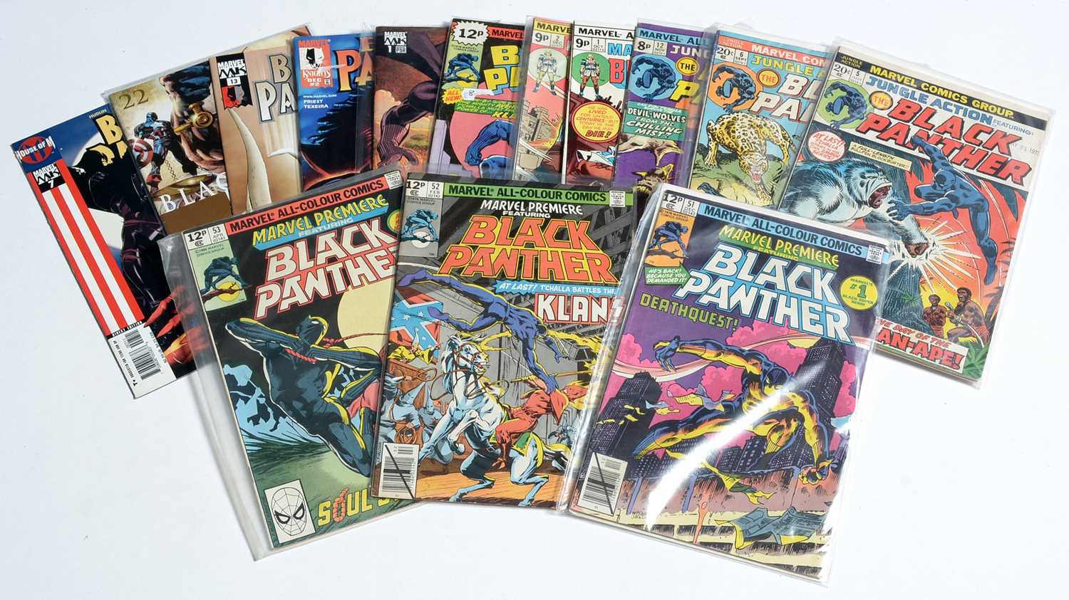 Lot 63 - Black Panther Comics by Marvel