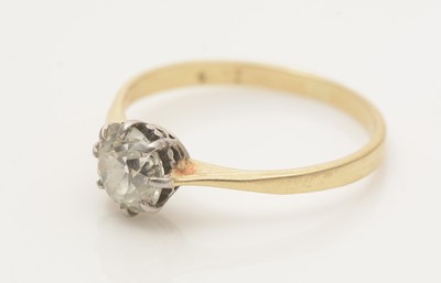 Lot 729 - A single stone solitaire diamond ring