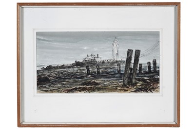 Lot 1249 - Albert Henry Herbert - Bait Island Northumberland | watercolour