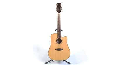 Lot 819 - Tanglewood TRD 12 CE electro-acoustic guitar