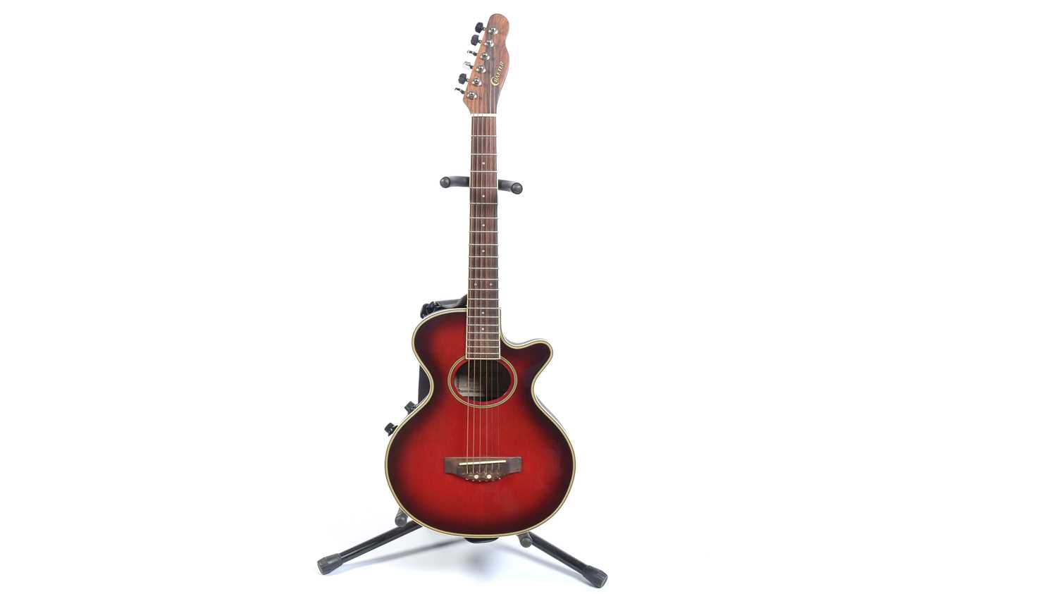 Lot 823 - Crafter FS-87CE travel guitar