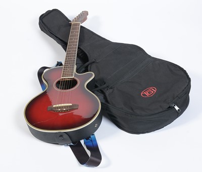 Lot 823 - Crafter FS-87CE travel guitar