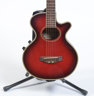 Lot 823 - Crafter FS-87CE travel guitar