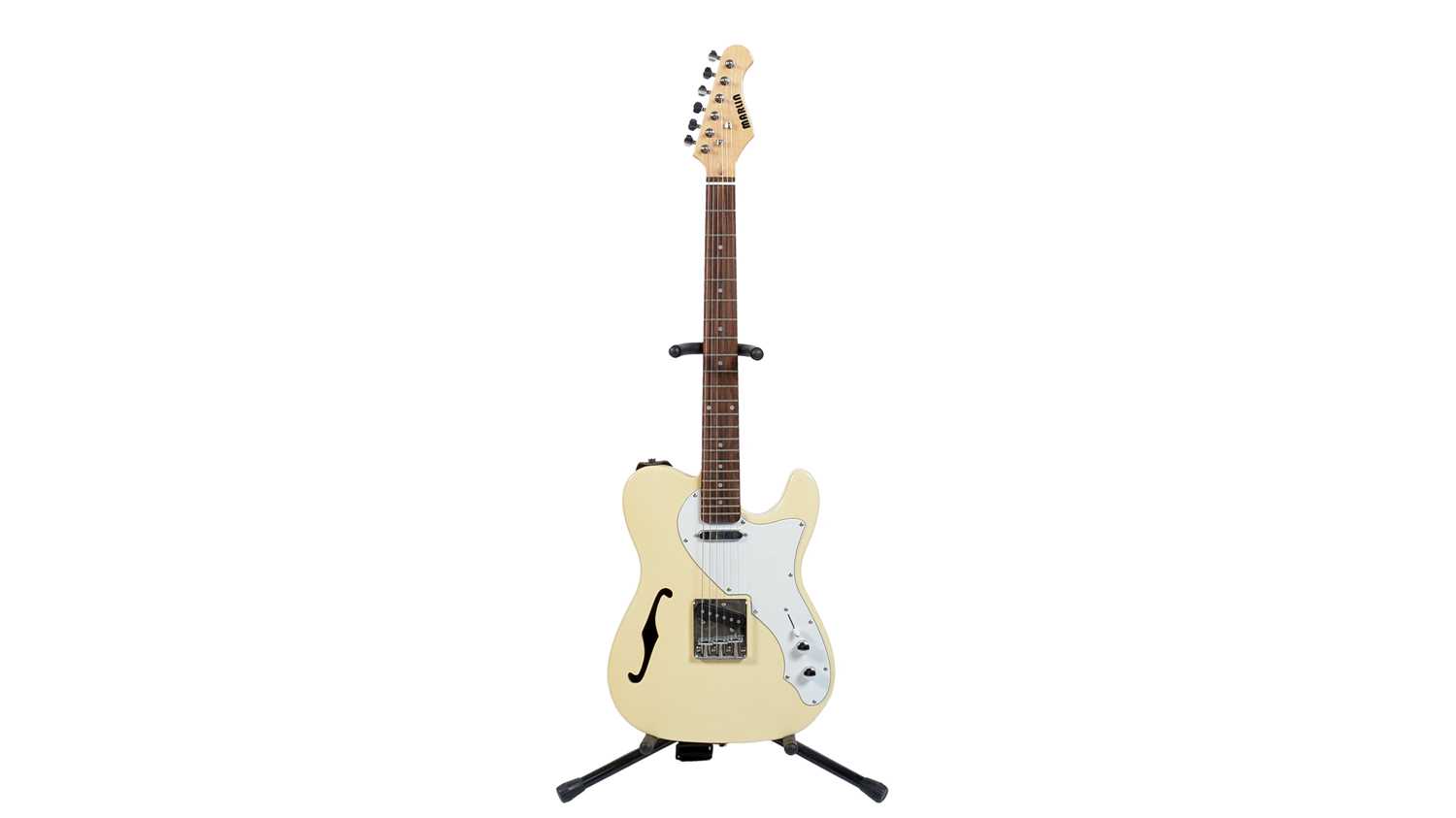 Lot 853 - Marlin Thinline Telecaster style guitar