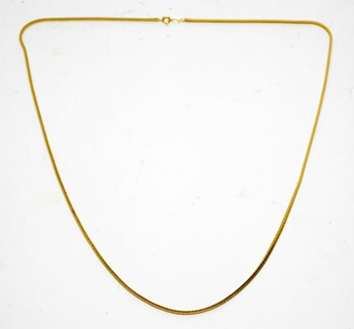 Lot 86 - An 18ct yellow gold chain necklace